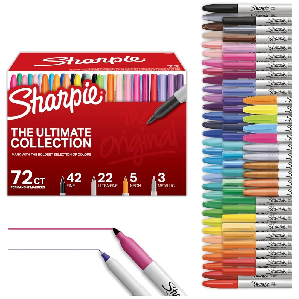 Vivid Colors: Ultimate Collection Markers, 72 Pack