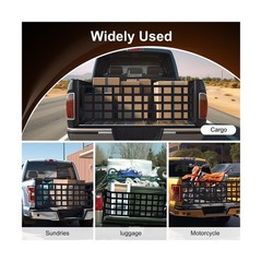 Tailgate Net – for Full Size Truck Cargo Net Compatible with Fo… FAST USA SHIP