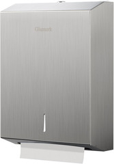 Wall Mount Paper Towel Dispenser Brushed Stainless Steel Large Capacity C Fold Z