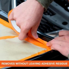 LAUCO Orange Automotive Refinishing Masking Tape – Autobody Painter’s Tape,