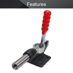 Utoolmart Adjustable Toggle Clamp, Push Pull Action, 851 Lbs Capacity, High C…