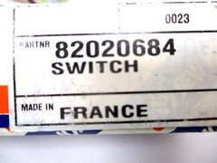 82020684 NEW HOLLAND NEUTRAL SAFETY SWITCH 87369252