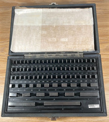Starrett RS81B Global Series Gage Block Set Steel .05″-4″ (81 PCS) Complete Set