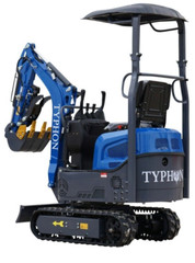 TERROR XI Mini Excavator 1 Ton Digger 13.5hp Gas Tracked Crawler B&S EPA Engine