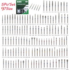 50pcs Dental Ball Round Diamond Burs for High Speed Handpiece FG1.6mm BR-30C B/A