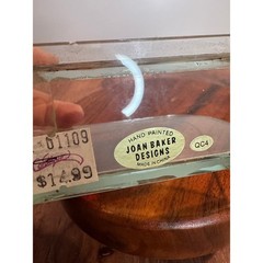 Glass Art Chef Business Card Holder Joan Baker Designs