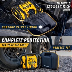 MeEazy Hard Case, Protective Custom-Fit 12.8x11x5.9 inches, black+yellow