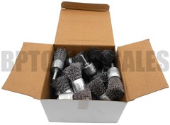 20pc 1″ Wire Wheel Cup Brushes box lot Crimped FINE Metal Grinding 1/4 Shank