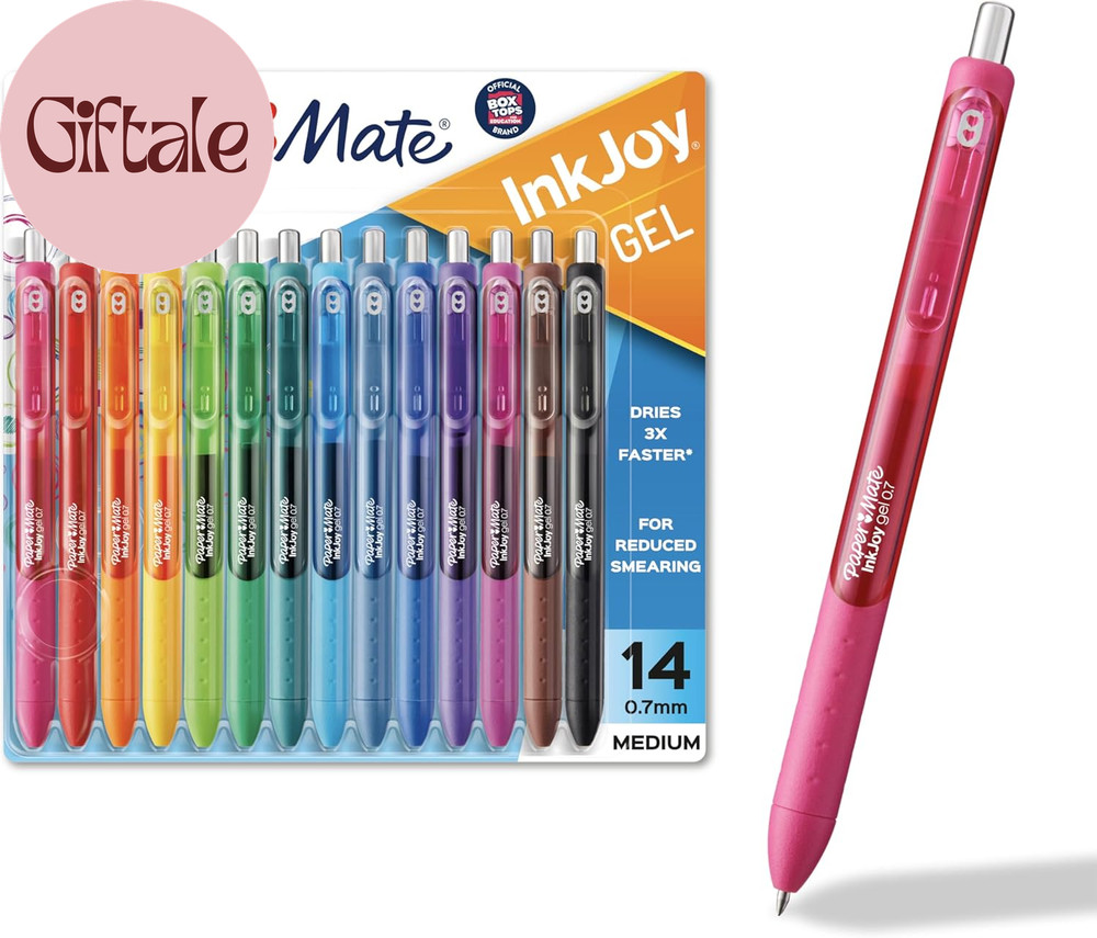 Paper Mate Inkjoy Gel Pens, Assorted, Medium Point (0.7Mm), 14 Count – Smooth Wr