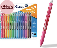 Paper Mate Inkjoy Gel Pens, Assorted, Medium Point (0.7Mm), 14 Count – Smooth Wr
