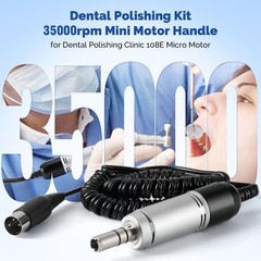 Dental Lab Marathon Electric Micromotor E-Type Handpiece 35K RPM Polishing Motor