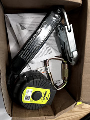 Miller Self-Retracting Fall Limiter: 420, 6' Line, Carabiner Connection