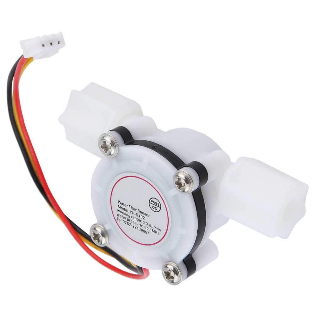 1Pcs Water Hall Effect Sensor Control Flowmeter G1/4 For Water Cooler