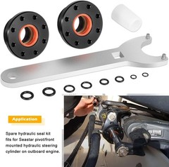 Seal Kit Compatible with Seastar Hydraulic Steering Cylinder Seal Kit