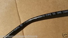 Carol C1188 RG-58A/U 50ohm Coaxial Radio Antenna Wireless Ham Cable Black/100ft