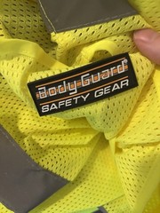 Bodyguard Hi-Visibility Safety Vests “L/XL” LOT OF 15 – Yellow (100% Polyester)