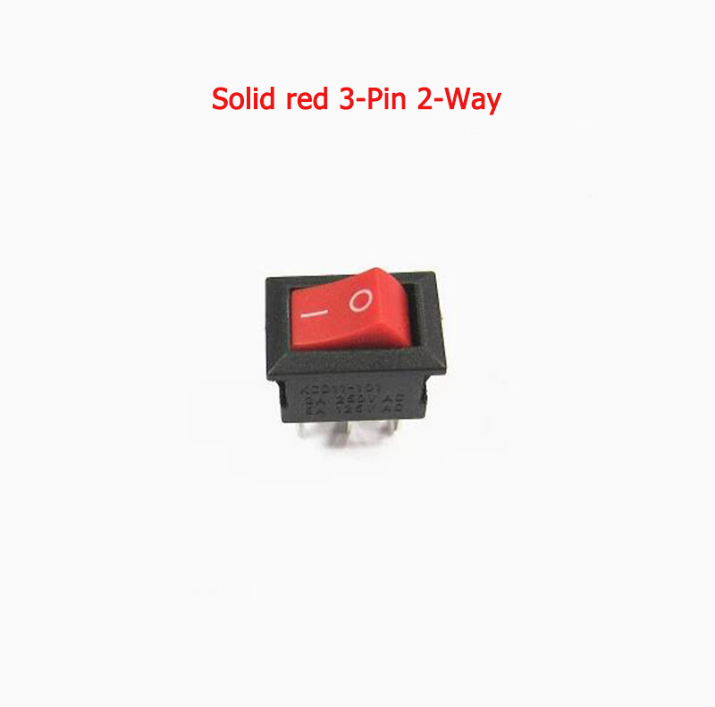 KCD11 Ship Type Supply Rocker Button Switch 2/3Pin 2/3-Way Bent Pin 15*10mm 3A