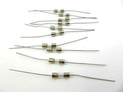 Lot of 100 Littelfuse 2AG 230004 125V 4 Amp Pigtail Glass Fuses 5×15 mm Slow Blo