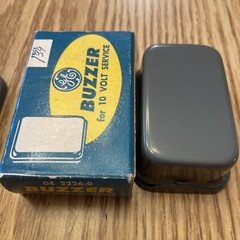 Vintage GE Buzzer 2226-0 10 Volt Service 115 Volt AC Plus A 2nd Unmarked #Q