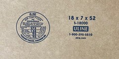 18″ x 7″ x 52″ CARDBOARD BOX – 275 lb – SIDE LOADING – SINGLE GUITAR BOX