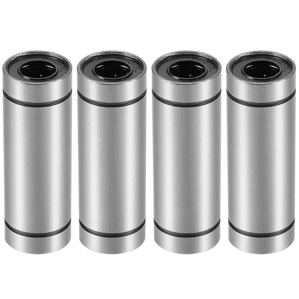 LM10UU Extra Long Linear Ball Bearings 10mm Bore Dia 19mm OD 55mm Length 4pack