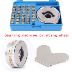 104pcs Sealing Machine Character Letters Numbers Wheel Band Sealer FR-900/FR-770