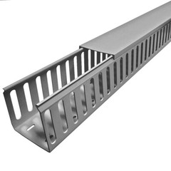 Electriduct PVC Closed Slot Wire Duct Raceway – Size and Color Options