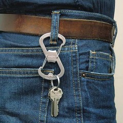 Nite Ize Sbo-03-11 S-Biner Key Clip, Silver, Stainless Steel, Key Holder,