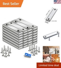 Strong Neodymium Bar Magnets with Holes, 80lbs Pulling Force 60×13.5x5mm Cup …