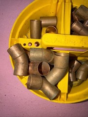 Lot Of Misc Copper Solder Fittings; 1” & 3/4” Coupling, 45, Street 45, Tee’s !!!