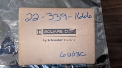 SQUARE D SCHNEIDER 9421V1G30 TYPE 1 ENCLOSURE 600V 20 A LOAD BREAK SWITCH