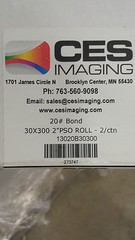 2 Rolls 30″x300′ 20lb Bond HP DesignJet Plotter Paper