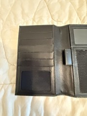 Franklin Covey Full-Grain Leather Compact Planner Weekly/Monthly Undated Black