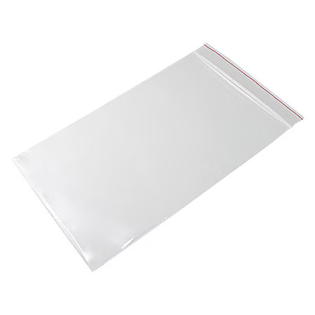 Minigrip Mgrl4p0609 Reclosable Bag, Zip Seal, 9 In L, 6 In W, 4 Mil Thick, Low