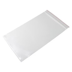 Minigrip Mgrl4p0609 Reclosable Bag, Zip Seal, 9 In L, 6 In W, 4 Mil Thick, Low