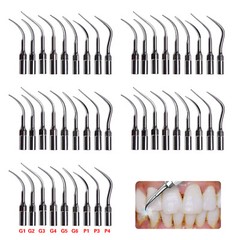 5pcs Dental Ultrasonic Scaler Scaling Perio Tip fit EMS Woodpecker Cavitron G P