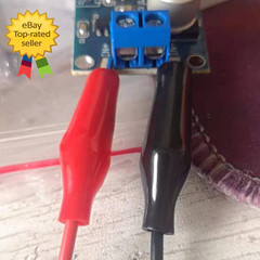 4 Groups 1M Alligator Clips Test Leads Jumper Wires for Electrical Testing