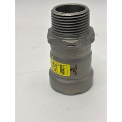 Viega MegaPressG 25111 Carbon Steel 1inP x 1in MPT Gas Pipe Adapter Fitting 5ct