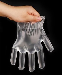 400 Count Disposable Poly Plastic Gloves for Cooking, Food Prep and Food Serv…