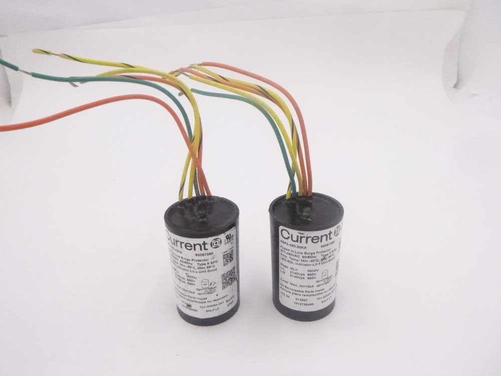 2 Pack Thomas Research FSP3-480-20KA FSP3 Fused In-Line Surge Protector