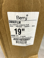 Berry Global Omnifilm All Purpose Strength Film, 19 in x 4000 Ft 70 Gauge 1 Roll