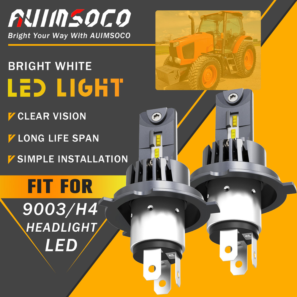 For Kubota M6-101 M6-111 M6-131 M6-141 LED Headlight Combo Kits High&Low Beam