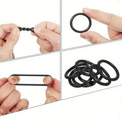 225pcs Rubber O-Ring Seal Kit Nitrile Gasket Assortment Repair Set Box – NEW
