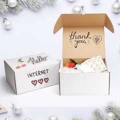 12x10x6 White Shipping Boxes Set of 15, Corrugated Cardboard Mailer Boxes for…