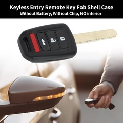 Replacement Key Fob Case for 2013-2015 Honda Accord, 4-Button Remote Shell MLBHL