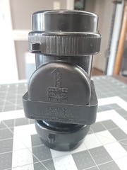 NEW Everbilt 2″ ABS Heavy Duty Sewage Pump Check Valve Compression Fit