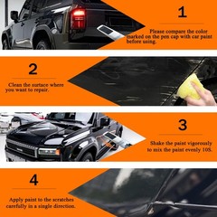 1D6 Silver Sky Metallic Touch Up Paint for Toyota, Car Paint Pen Scratch Repa…