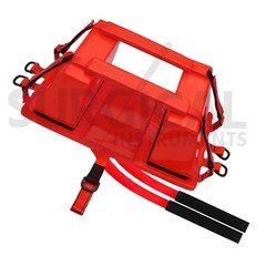 Emergency Spine Board Reusable Head Immobilizer for Backboard W/Straps