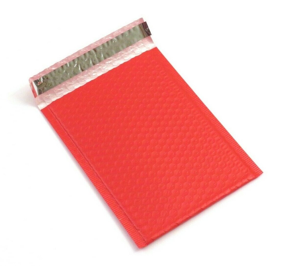 6”x9” Red Poly Bubble Mailers Bags Mailer Padded Envelope