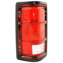 2 Tail Lights Clear Red Lens Bezel Housing Dodge Dakota 1987-1996 55076438